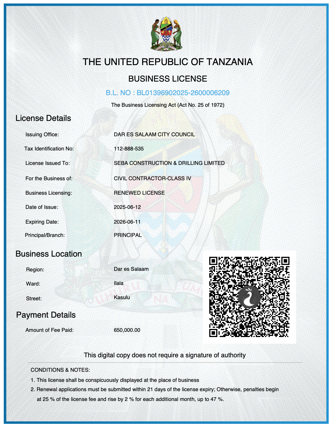 Business License