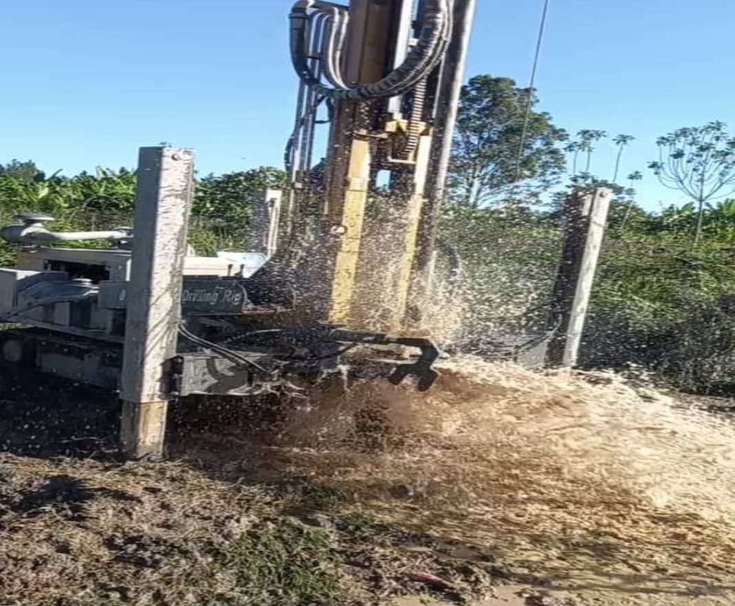 Drilling at RUWASA Misenyi Water Project